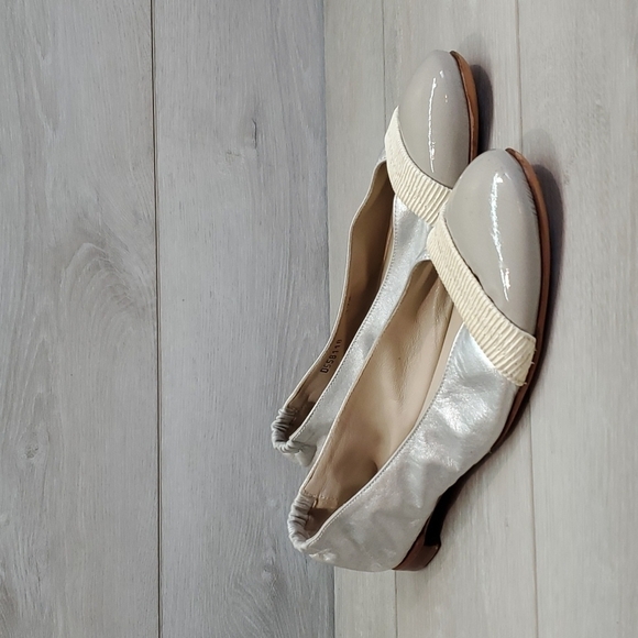 AGL Attilio Guisti Leombruni Womens Luxury Loafer Flats shoes sz 37.5 US 7 5 - Picture 2 of 14